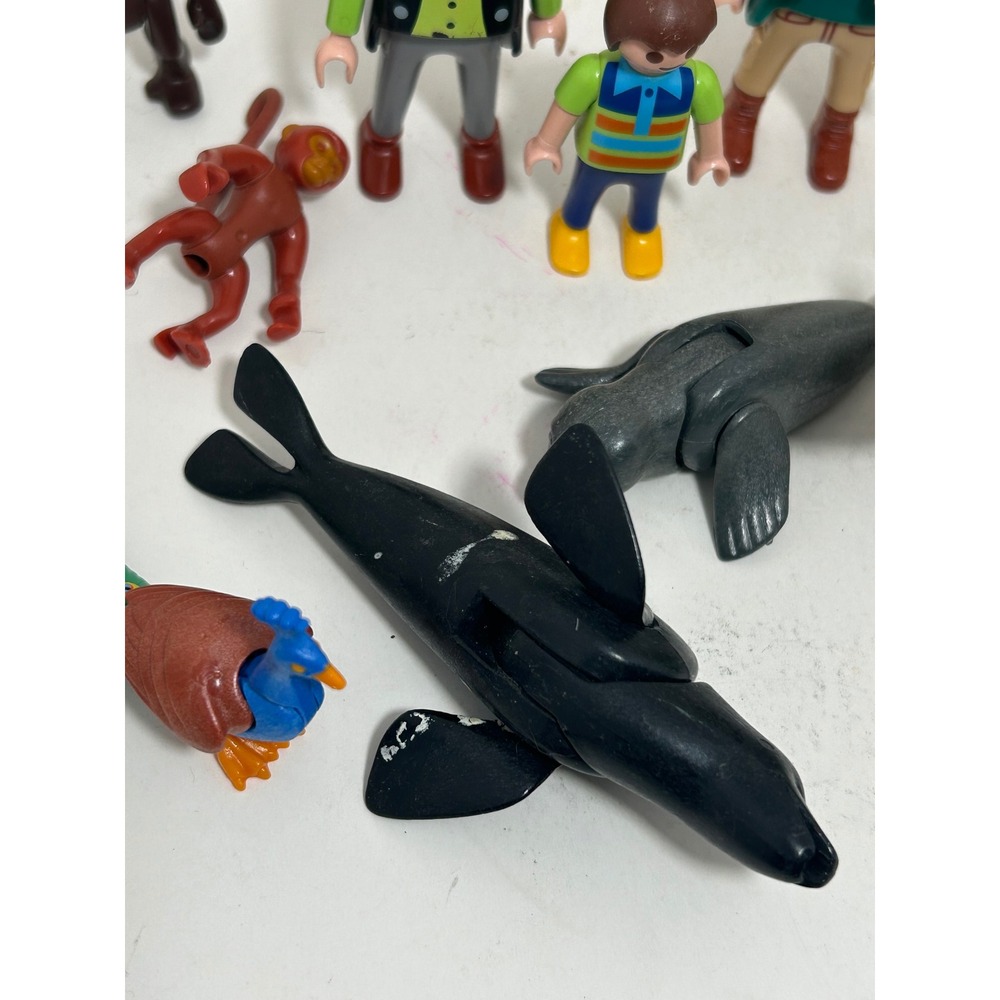 Playmobil Zoo Safari Animal Figures Lot Giraffe‎ Zebra Rhino Peacock 13pc Set - Picture 6 of 6